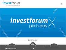 Tablet Screenshot of investforum.de
